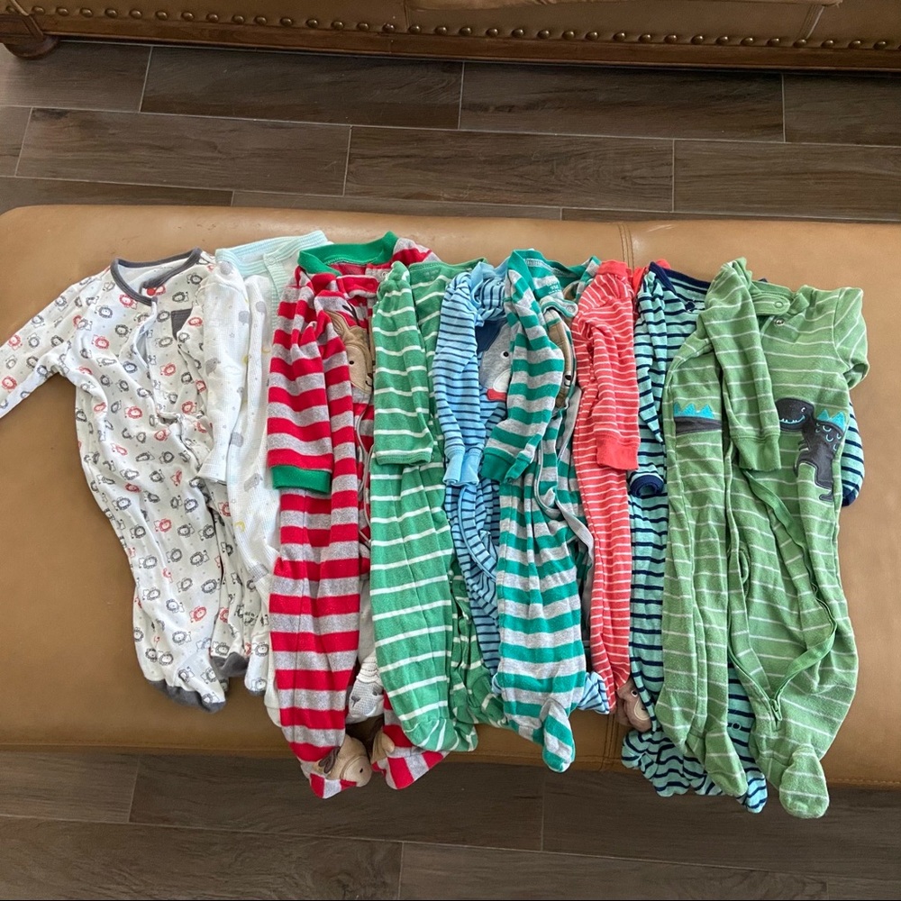 9 month pajamas bundle boy carters